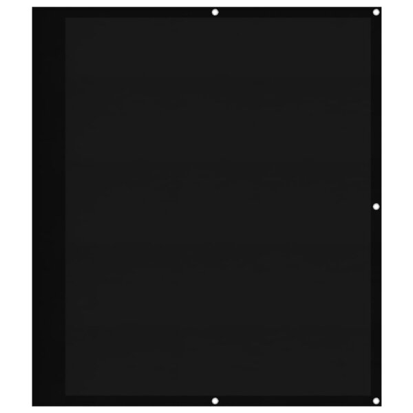 vidaXL Écran de balcon noir 120x800 cm 100  polyester oxford