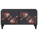 vidaXL Table basse Multicolore 80 x 50 x 40 cm Bois de mangue massif