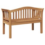 vidaXL Banc de jardin 120x53.5x85 cm en bois massif de teck