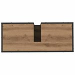 vidaXL Ensemble de mobilier de salle de bain 2 Pièces chêne artisanal