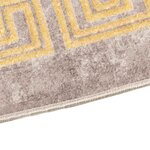 vidaXL Coureur de Tapis MARSA Gris 100 x 350 cm Polyester et PVC
