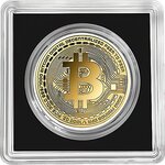 Pièce de monnaie en Or 3000 Francs g 0.031 (1/1000 oz) Millésime 2023 Gold Gift BITCOIN 1/1000
