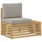 vidaXL 7 pc Ensemble de canapés d'extérieur Polyester