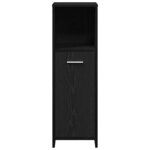 vidaXL Ensemble de meubles de salle de bain 4 Pièces Chêne noir