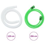 vidaXL Réservoir d'eau avec robinet pliable 500 L PVC