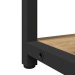 vidaXL Ensemble de meubles de salle de bain 3 pièces en chêne artisanal en bois d'ingénierie