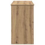 vidaXL Table de Toilette avec tiroir chêne artisanal 100 x 45 x 76 cm