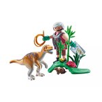 PLAYMOBIL 71823 - Vélociraptor  explorateur avec lasso et marmotte