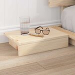 vidaXL Cadre de lit Marron 150 x 200 cm bois