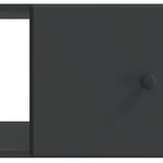 vidaXL Table basse Noir 90 x 50 x 40 cm Bois d'ingénierie