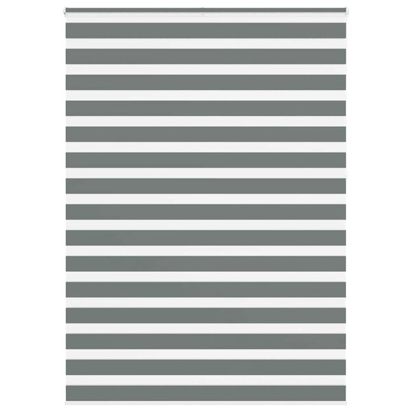 vidaXL Store zèbre gris foncé largeur du tissu 160 9 cm polyester