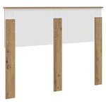 vidaXL Tête de lit Chêne artisanal 120 cm Bois d'ingénierie