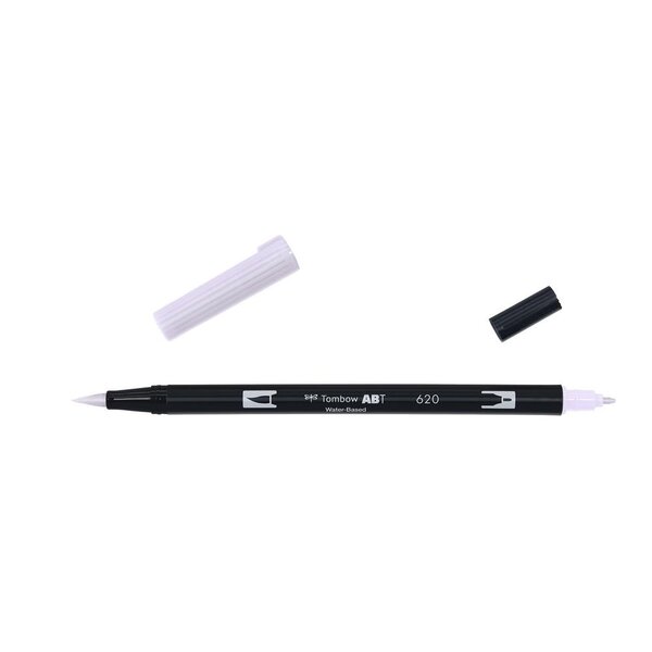 Feutre à dessin Double Pointe ABT Dual Brush Pen 620 lilas x 6 TOMBOW