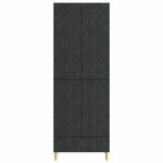 vidaXL Ensemble de Meubles 2 Pièces Noir Bois d'ingénierie