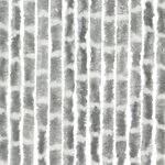 Travellife Rideau de porte Chenille Stripe 185x56 cm Gris et blanc