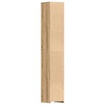 vidaXL Armoire de salle de bain chêne artisanal 30x30x183 5 cm