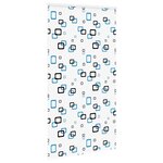 vidaXL Store enrouleur de douche avec cassette largeur du tissu 116 cm