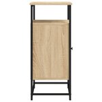 vidaXL Buffet chêne sonoma 69x35x80 cm bois d'ingénierie