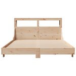 vidaXL Cadre de lit sans matelas 140x190 cm bois de pin massif