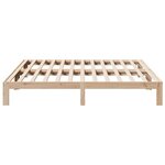 vidaXL Cadre de lit sans matelas 160x200 cm bois massif de pin