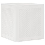 vidaXL Coffre de Rangement Jardin Blanc 55x53x57 cm PP