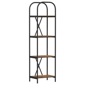 vidaXL Étagère Chêne fumé 40 x 30 x 146 cm Bois d'ingénierie