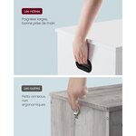 Banc de rangement cube pliable 38 x 110 x 40 cm pouf repose-pieds 112 litres surface en velours pour chambre salon dortoir beige 12_0004145