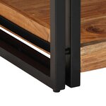 vidaXL Table basse 90x50x38 cm bois massif acacia
