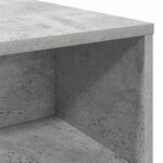 vidaXL Table basse Gris béton 100 x 50 x 40 cm Bois d'ingénierie