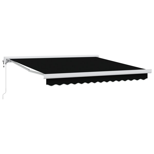 Store rétractable automatique noir 300x250 cm