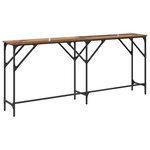 vidaXL Table console Bois Ancien 180 x 30 x 75 cm Bois d'ingénierie