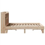 vidaXL Cadre de lit sans matelas 160x200 cm bois massif de pin