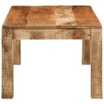 vidaXL Table basse 100x55x40 cm bois de manguier massif