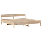 vidaXL Cadre de lit sans matelas 200x200 cm bois massif de pin
