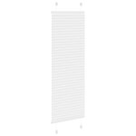 vidaXL Store plissé blanc 45x100 cm largeur du tissu 44 4 cm polyester