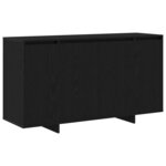 vidaXL Buffet Chêne noir 135 x 41 x 69 cm Bois d'ingénierie
