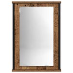 vidaXL Ensemble de mobilier de salle de bain avec étagère 2 Pièces Marron