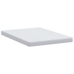 vidaXL Matelas Blanc 160 x 200 cm Mousse à mémoire de gel