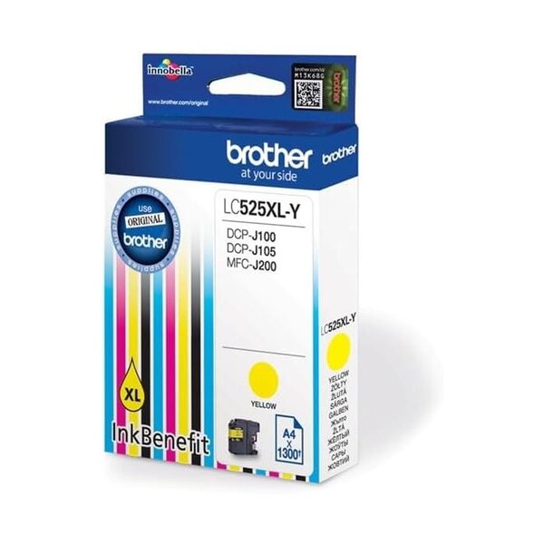 Cartouche jet d'encre LC525XLY Jaune BROTHER