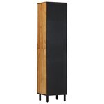 vidaXL Armoire de salle de bain 38x33x160 cm en bois d'acacia massif