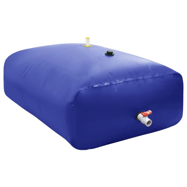 vidaXL Réservoir d'eau avec robinet pliable 3000 L PVC