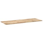 vidaXL Dessus de bureau non traité 120x50x2 cm bois d'acacia massif