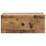 vidaXL Cabinet de chevet mural 2 pc Bois ancien 49 x 34 5 x 20 cm
