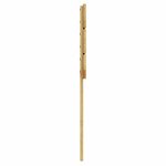 vidaXL Tête de lit 100 cm bois massif de chêne