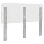 vidaXL Tête de lit Gris béton 160 cm Bois d'ingénierie