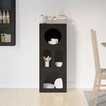 vidaXL Buffet Noir 40 x 35 x 100.5 cm Bois d'ingénierie