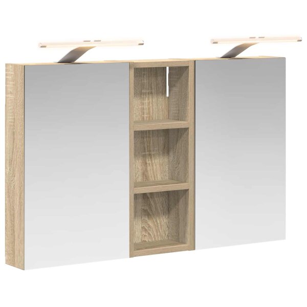 vidaXL Ensemble de Meubles de Salle de Bain 3 Pièces 80 x 10 5 x 50 cm