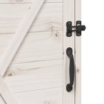 vidaXL Abri de jardin Blanc 59 5 x 56 x 113 5 cm Bois de Sapin Massif
