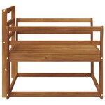 vidaXL Sofa de milieu extérieur Naturel