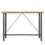 vidaXL Table de bar Teck recyclé massif 150 x 70 x 106 cm